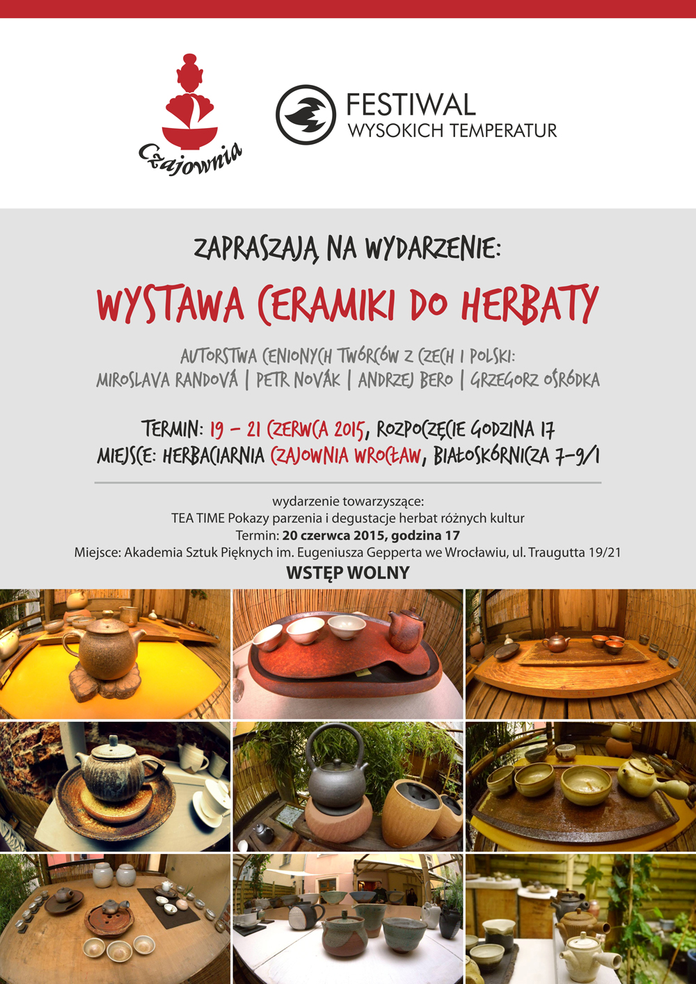 Plakat wystawa ceramiki